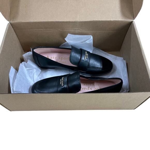 Kate Spade New York Women's Leighton Slip-On Loafer Flat Black Size 6B NEW - Picture 8 of 9